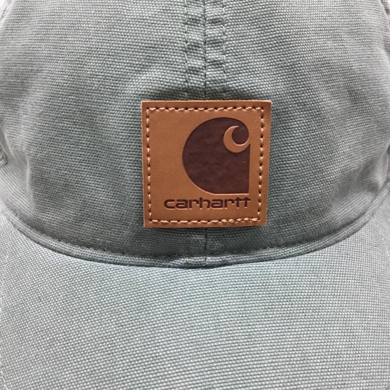 カーハート Carhartt 帽子 キャップ 100289 311 ODESSA Cap ロゴ、文字 緑 / グリーン /  メンズ USED 古着 中古 10110148