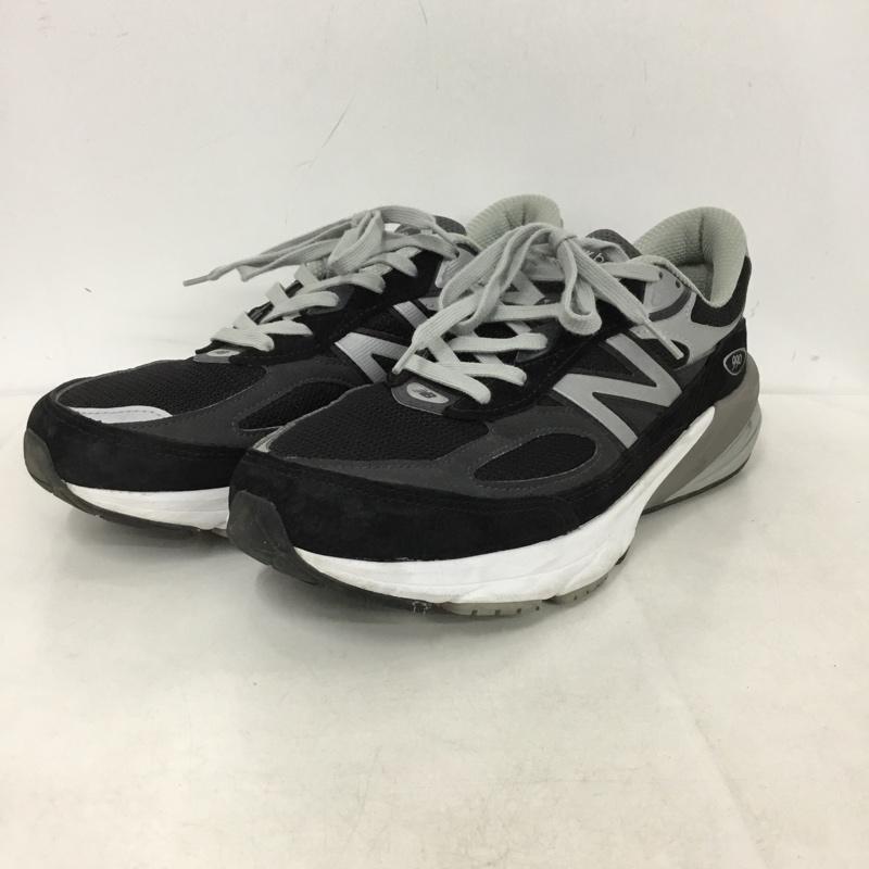 ニューバランス New Balance スニーカー スニーカー M990 BK6 MADE IN USA 28cm 28.0cm ロゴ、文字 黒 / ブラック / X 灰 / グレー /  メンズ USED 古着 中古 10146032