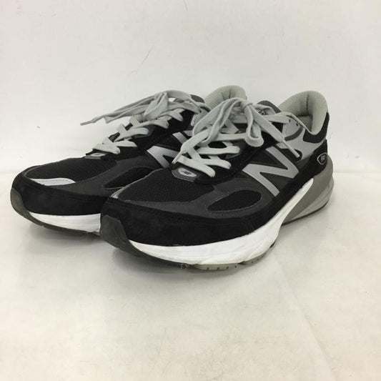 ニューバランス New Balance スニーカー スニーカー M990 BK6 MADE IN USA 28cm 28.0cm ロゴ、文字 黒 / ブラック / X 灰 / グレー /  メンズ USED 古着 中古 10146032