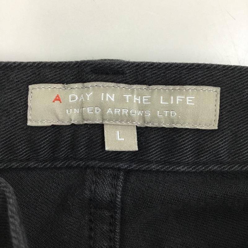 アデイインザライフ ユナイテッドアローズ A day in the life UNITED ARROWS パンツ デニム、ジーンズ L 無地 黒 / ブラック /  メンズ USED 古着 中古 10110695