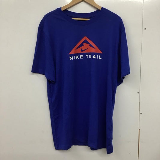 ナイキ NIKE Tシャツ 半袖 dx2184-480 半袖カットソー スポーツウェア プリントTシャツ XL プリント 青 / ブルー /  メンズ USED 古着 中古 10132345