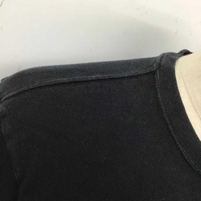 エムアンドエム M&M Tシャツ 長袖 ロンT クルーネック バックロゴ M ロゴ、文字 黒 / ブラック /  メンズ USED 古着 中古 10125807