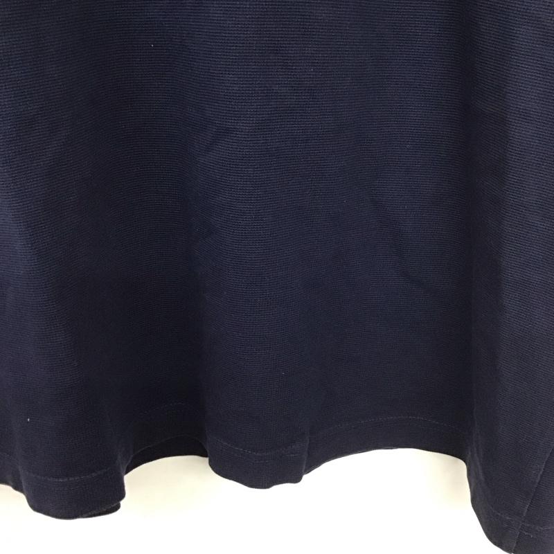 ラコステ LACOSTE Tシャツ 半袖 半袖カットソー ロゴTシャツ クルーネックカットソー L ロゴ、文字 紺 / ネイビー /  メンズ USED 古着 中古 10138905