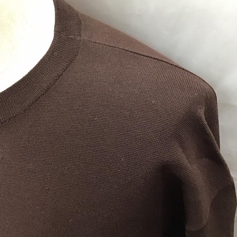 ビューティアンドユースユナイテッドアローズ BEAUTY&YOUTH UNITED ARROWS ニット、セーター 長袖 S 無地 茶 / ブラウン /  メンズ USED 古着 中古 10122031
