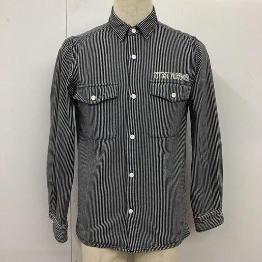 ステューシー STUSSY シャツ、ブラウス 長袖 長袖シャツ カラーシャツ ポケットシャツ 長袖カットソー ストライプシャツ S ストライプ マルチカラー / マルチカラー /  メンズ USED 古着 中古 10120039