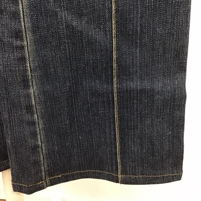 バーバリーブルーレーベル BURBERRY BLUE LABEL パンツ デニム、ジーンズ FQ510-252-30 レースアップ 36 無地 青 / ブルー /  レディース USED 古着 中古 10117249