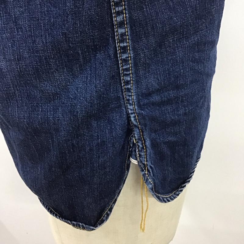 フラットヘッド The Flat Head シャツ、ブラウス 長袖 長袖シャツ デニムシャツ カラーシャツ 40 無地 インディゴ / インディゴ /  メンズ USED 古着 中古 10125971