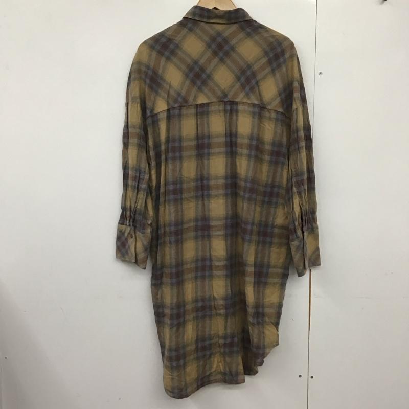 マウジー MOUSSY シャツ、ブラウス 長袖 010dab30-6020 CHECK LONG GOWN SHIRT FREE チェック マルチカラー / マルチカラー /  レディース USED 古着 中古 10142998