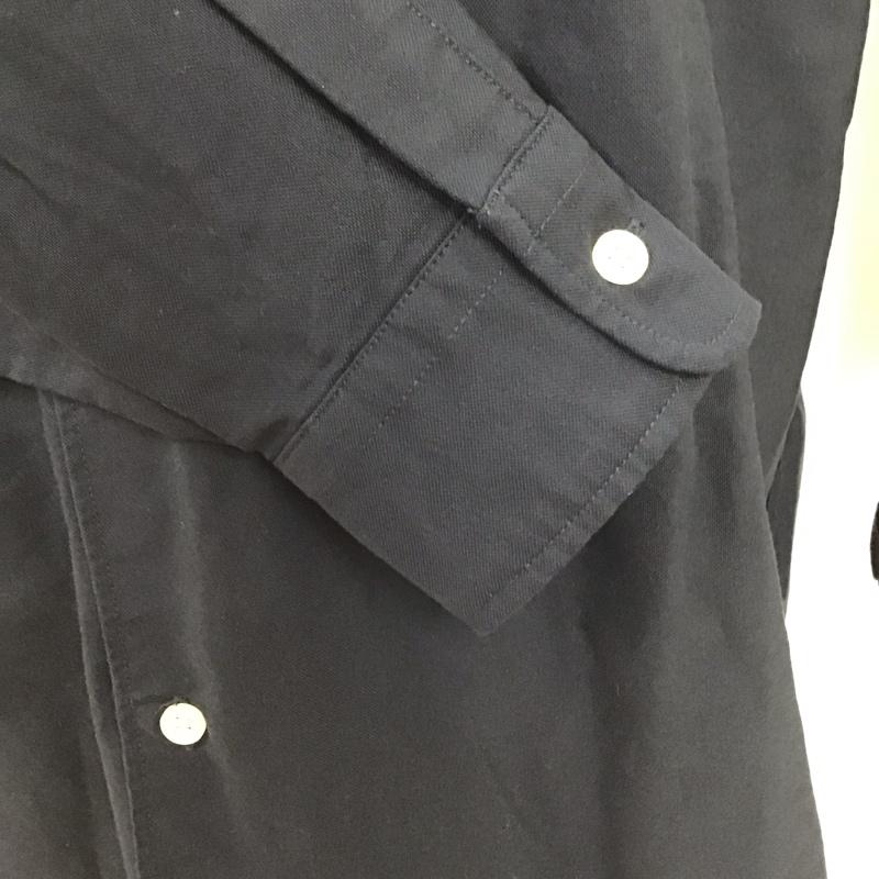 チャオパニック CIAOPANIC シャツ、ブラウス 長袖 長袖シャツ カラーシャツ ポケットシャツ 長袖カットソー L 無地 紺 / ネイビー /  メンズ USED 古着 中古 10114701