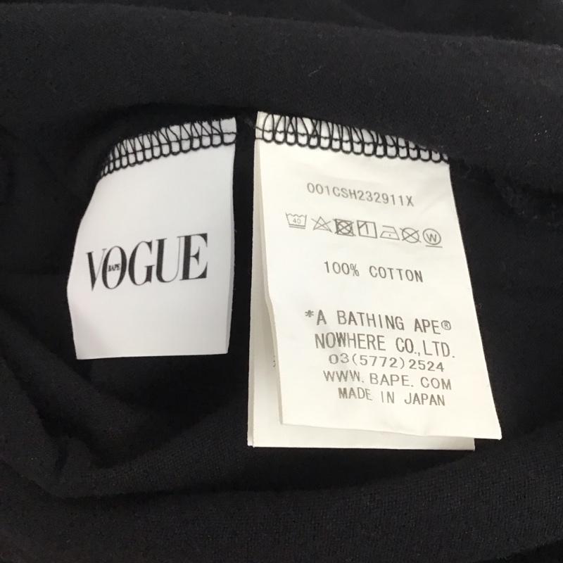 アベイシングエイプ A BATHING APE Tシャツ 半袖 半袖カットソー プリントTシャツ クルーネックカットソー XL プリント 黒 / ブラック /  メンズ USED 古着 中古 10146830