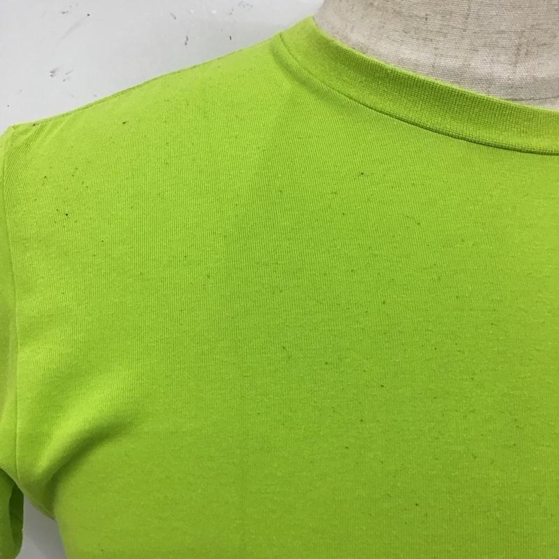 ザノースフェイス THE NORTH FACE Tシャツ 半袖 ON32104 バックプリント S ロゴ、文字 薄緑 / ライトグリーン /  メンズ USED 古着 中古 10114344