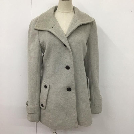バーバリーロンドン Burberry London コート コート一般 コート カラージャケット アウター アンゴラコート 40 無地 灰 / グレー /  レディース USED 古着 中古 10107382