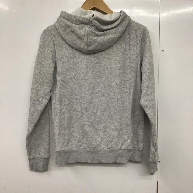 プーマ PUMA パーカー 長袖 580941-54 L プリント 灰 / グレー /  レディース USED 古着 中古 10141278