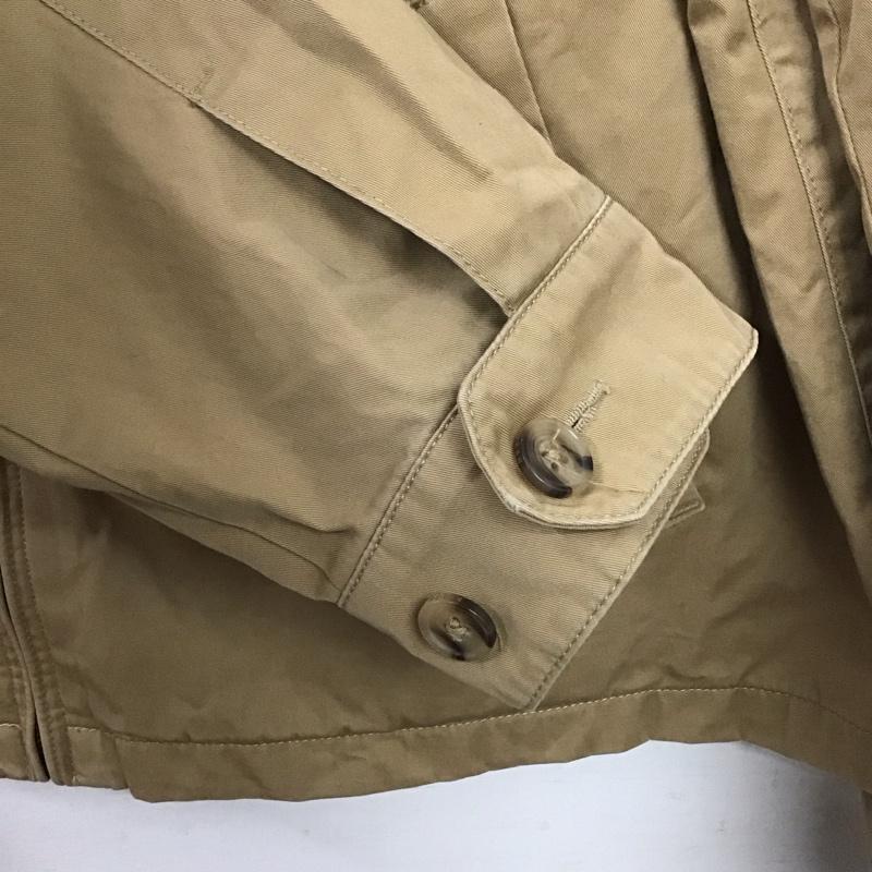 ポロラルフローレン POLO RALPH LAUREN ジャケット、上着 ジャケット、ブレザー ジップアップジャケット アウター スタンドカラージャケット L ロゴ、文字 ベージュ / ベージュ /  メンズ USED 古着 中古 10146446