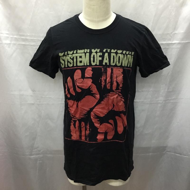 古着 USED Tシャツ 半袖 SYSTEM OF A DOWN バンドT XXL プリント 黒 / ブラック /  メンズ USED 古着 中古 10111345