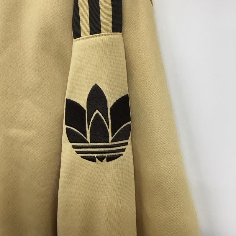 アディダス adidas ジャケット、上着 ジャンパー、ブルゾン jl8399 ジップアップジャケット トラックジャケット M ロゴ、文字 黄 / イエロー /  メンズ USED 古着 中古 10130731