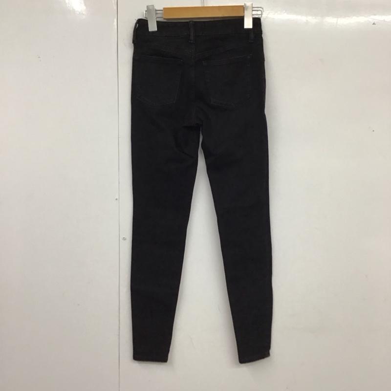 マウジー MOUSSY パンツ デニム、ジーンズ 250gss12-003j アパーフェクトデニムエアー3 タイトパンツ ストレッチパンツ XS 無地 黒 / ブラック /  レディース USED 古着 中古 10119477