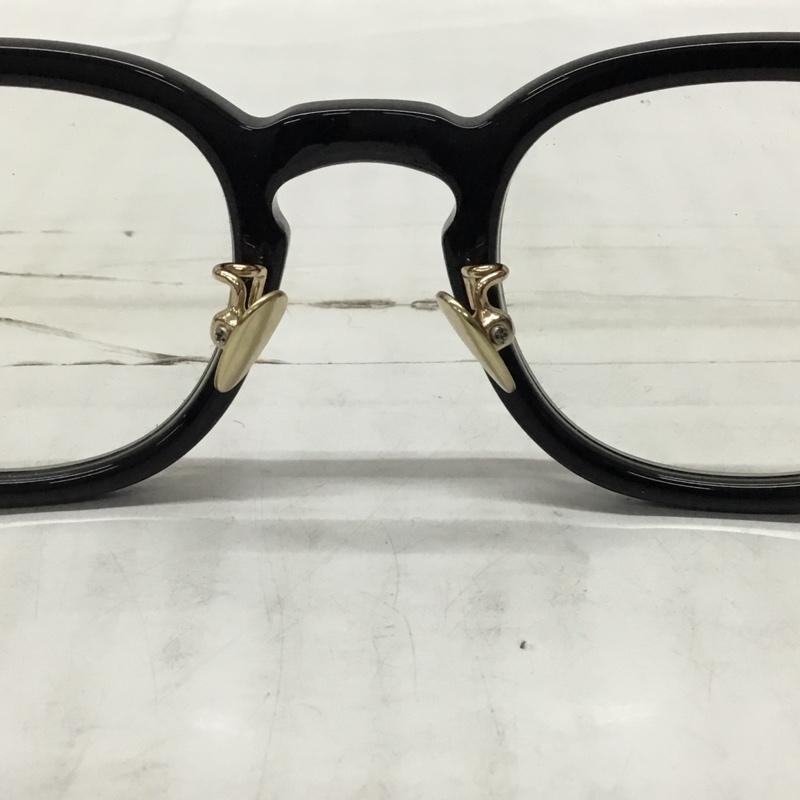 モスコット MOSCOT めがね・サングラス めがね LEMTOSH 46 24-145 無地 黒 / ブラック /  メンズ USED 古着 中古 10119997