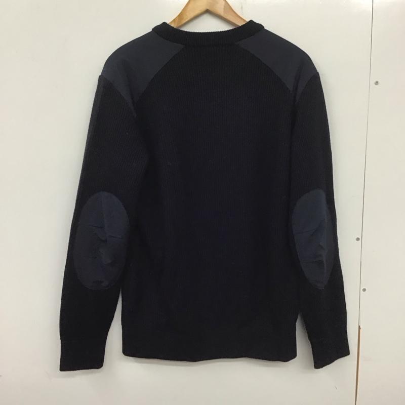 モンベル mont-bell ニット、セーター 長袖 1106637 ミッテルレギセーター 長袖ニット L ロゴ、文字 紺 / ネイビー /  メンズ USED 古着 中古 10139874