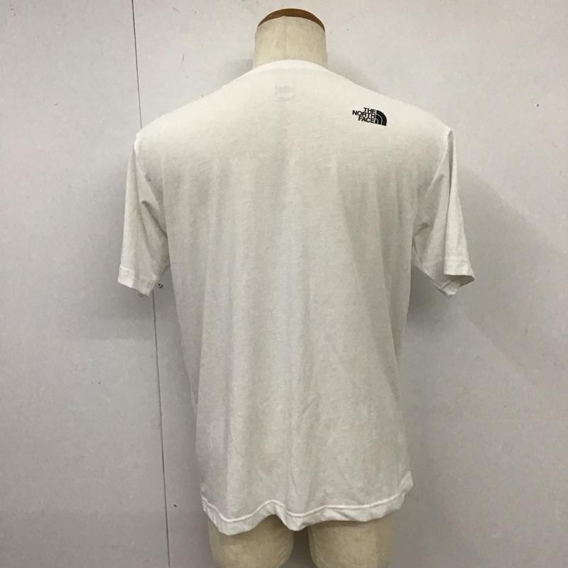 ザノースフェイス THE NORTH FACE Tシャツ 半袖 nt31711 S/SGEARTEE 半袖カットソー プリントTシャツ L プリント 白 / ホワイト /  メンズ USED 古着 中古 10115402
