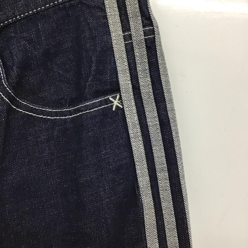アディダスオリジナルス adidas originals パンツ デニム、ジーンズ ks6916 90sオルタナティブスポーツワイドレッグスケータージーンズ 31インチ ロゴ、文字 インディゴ / インディゴ /  メンズ USED 古着 中古 10150690