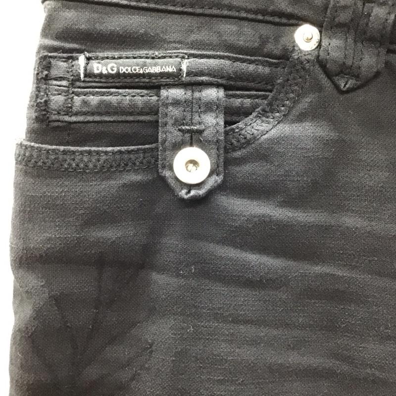 ドルチェアンドガッバーナ DOLCE&GABBANA スカート ミニスカート 26インチ 無地 黒 / ブラック /  レディース USED 古着 中古 10123414