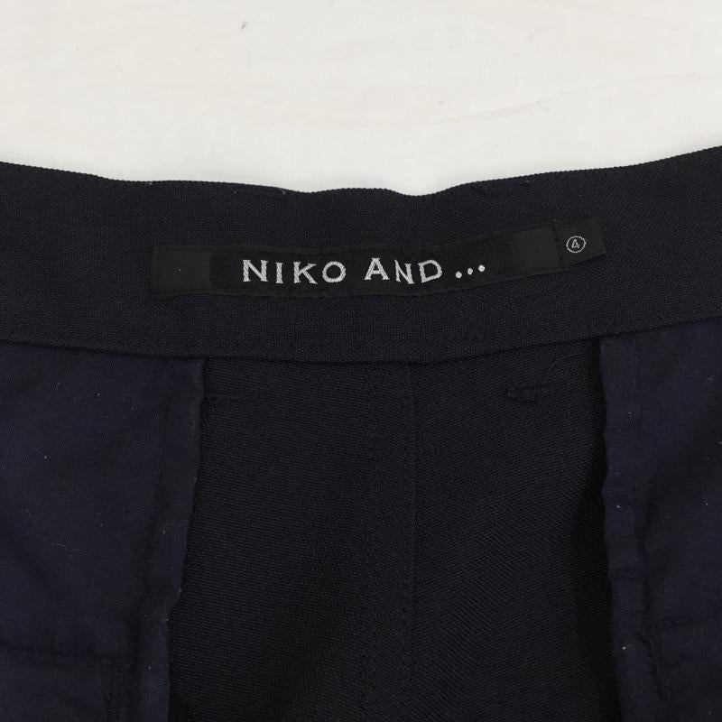 ニコアンド niko and... パンツ スラックス niko and…　スラックス　H214ML11TO 4 無地 紺 / ネイビー /  メンズ USED 古着 中古 10129223