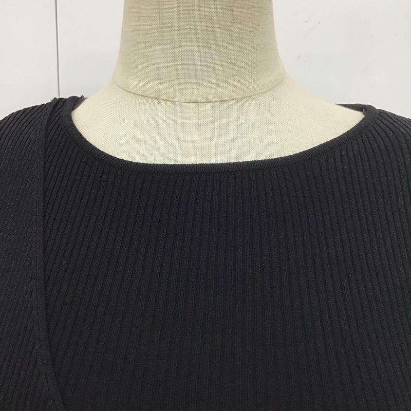 ザラ ZARA ワンピース ロングスカート S 無地 黒 / ブラック /  レディース USED 古着 中古 10110505