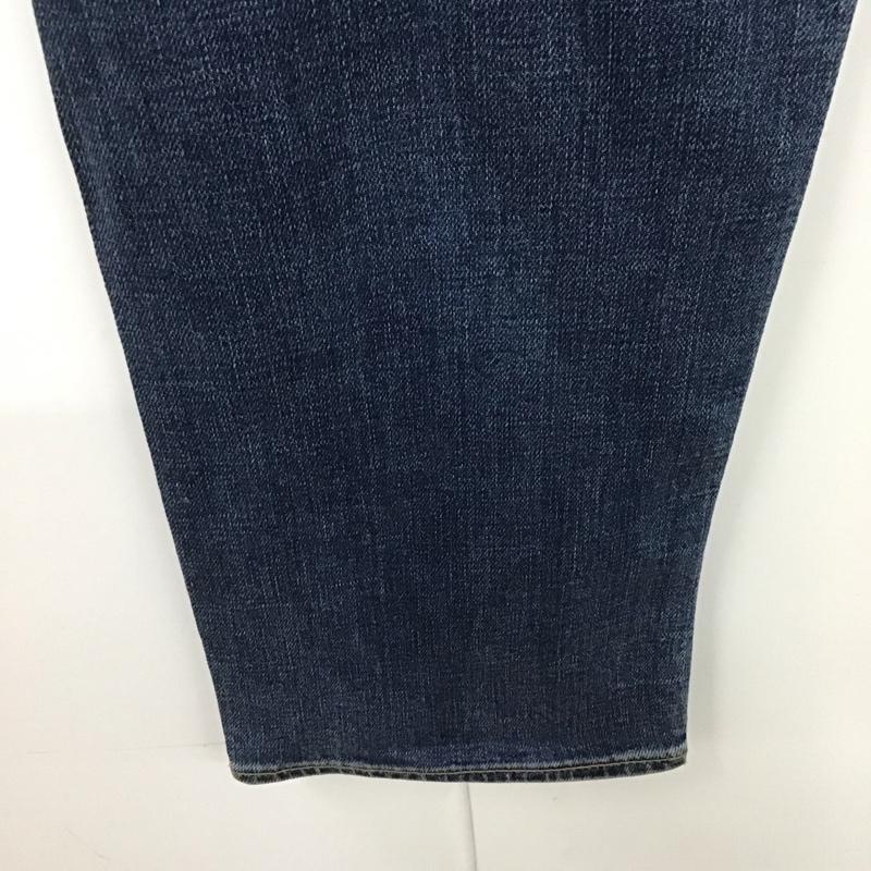 アルマーニエクスチェンジ ARMANI EXCHANGE パンツ デニム、ジーンズ デニムパンツ ストレートパンツ ワイドパンツ カジュアルパンツ ストレッチ 36 無地 インディゴ / インディゴ /  メンズ USED 古着 中古 10116622