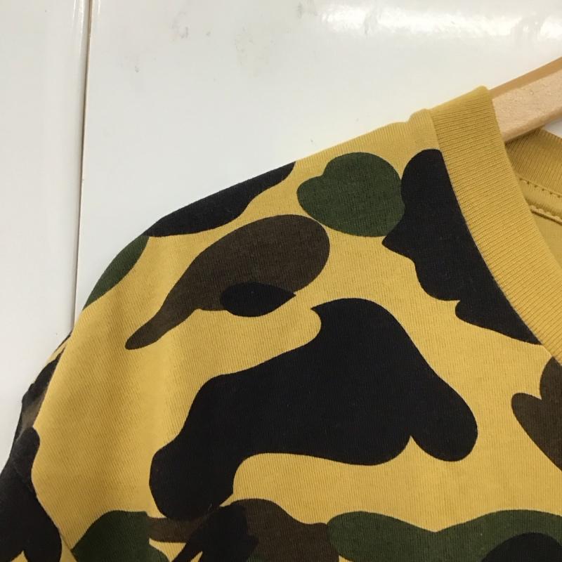 アベイシングエイプ A BATHING APE Tシャツ 半袖 半袖カットソー プリントTシャツ クルーネックカットソー L カモフラージュ柄・迷彩 マルチカラー / マルチカラー /  メンズ USED 古着 中古 10130967