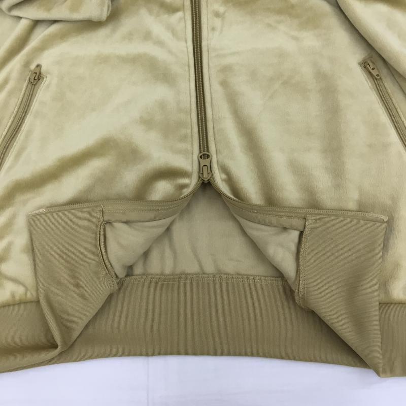 アディダス adidas ジャケット、上着 ジャケット、ブレザー JM2270 Velour TRACKTOP ベロア　トラックジャケット XL ロゴ、文字 茶 / ブラウン /  メンズ USED 古着 中古 10138699