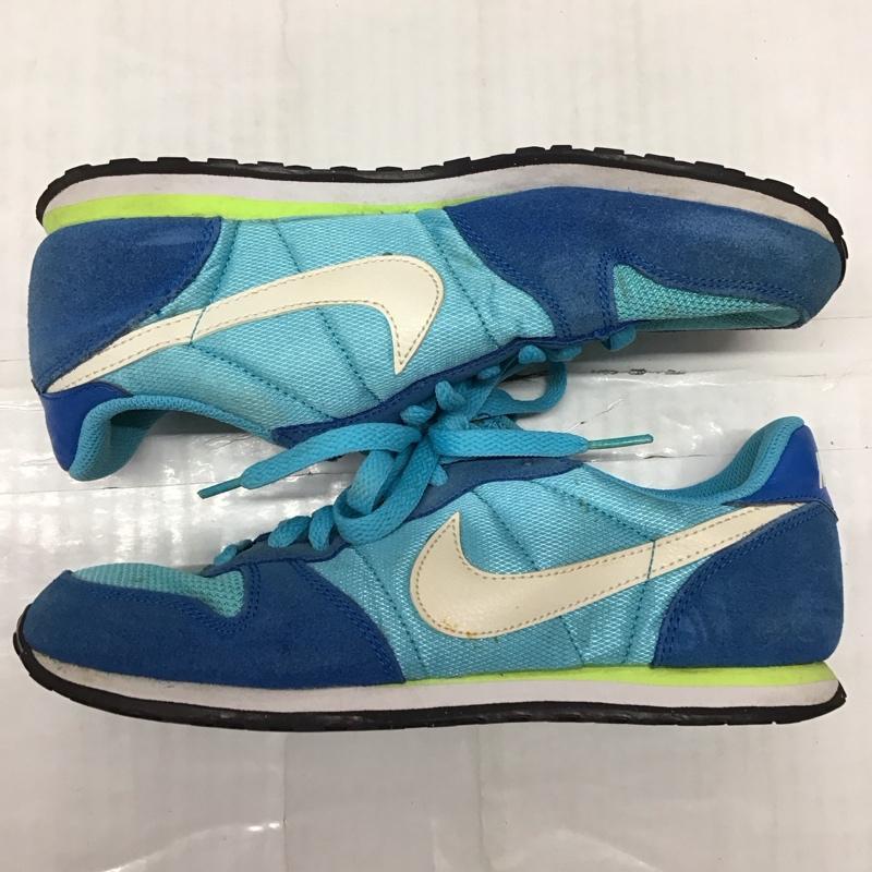 ナイキ NIKE スニーカー スニーカー 644451-417 WMNS GENICCO 24cm 24.0cm ロゴ、文字 青 / ブルー / X 水色 / ライトブルー /  レディース USED 古着 中古 10118772