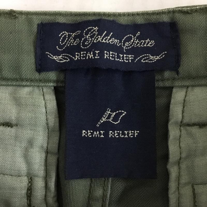 レミ レリーフ REMI RELIEF パンツ ワークパンツ、ペインターパンツ M 無地 カーキ / カーキ /  メンズ USED 古着 中古 10119858