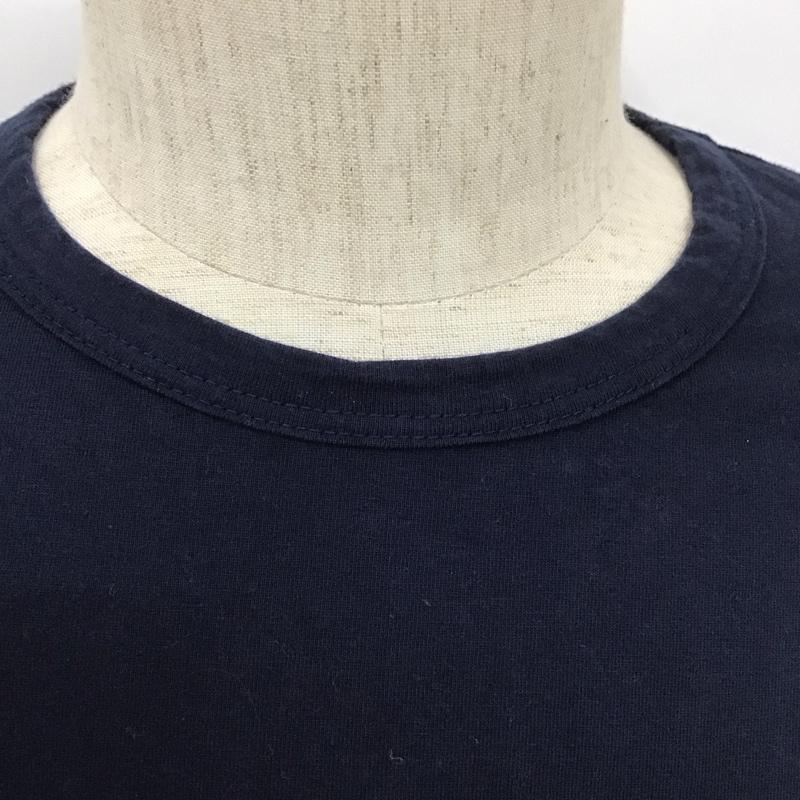 アニエスベーオム AGNESB.HOMME Tシャツ 半袖 8807S137 クルーネック 1 ロゴ、文字 紺 / ネイビー /  メンズ USED 古着 中古 10111565