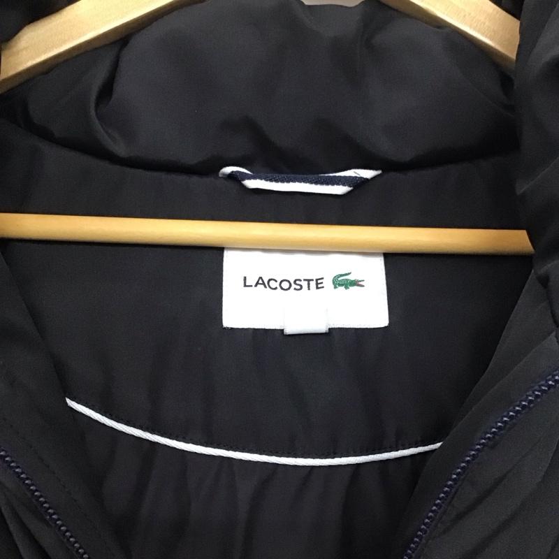 ラコステ LACOSTE ジャケット、上着 ジャケット、ブレザー ジップアップジャケット ダウンジャケット アウター ボーダー柄 黒 / ブラック / X 橙 / オレンジ / X 紺 / ネイビー / X カーキ / カーキ /  メンズ USED 古着 中古 10137221