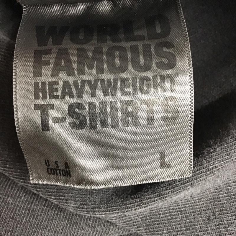 シャカ SHAKA Tシャツ 半袖 半袖カットソー プリントTシャツ クルーネックカットソー L 無地 灰 / グレー /  メンズ USED 古着 中古 10124657