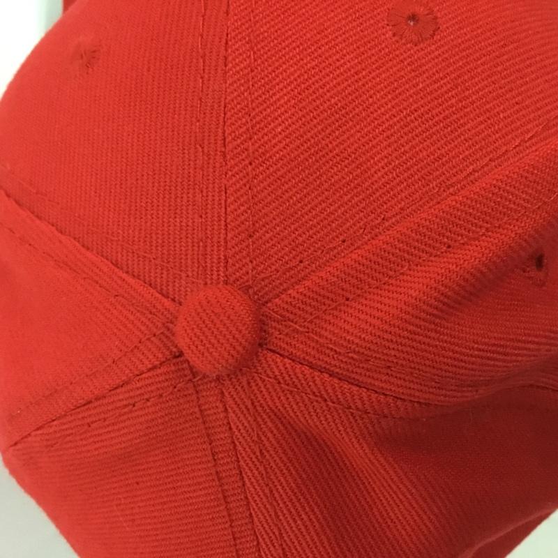 レフラー LEFLAH 帽子 キャップ WANIMA コラボ ロゴ、文字 赤 / レッド /  メンズ USED 古着 中古 10134280