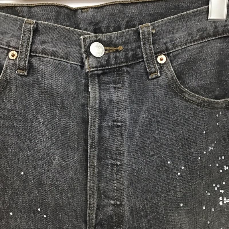 リーバイストラウスアンドコー Levi Strauss & co. パンツ デニム、ジーンズ デニムパンツ ワイドパンツ カジュアルパンツ 30インチ  ダークグレー / ダークグレー /  メンズ USED 古着 中古 10146728