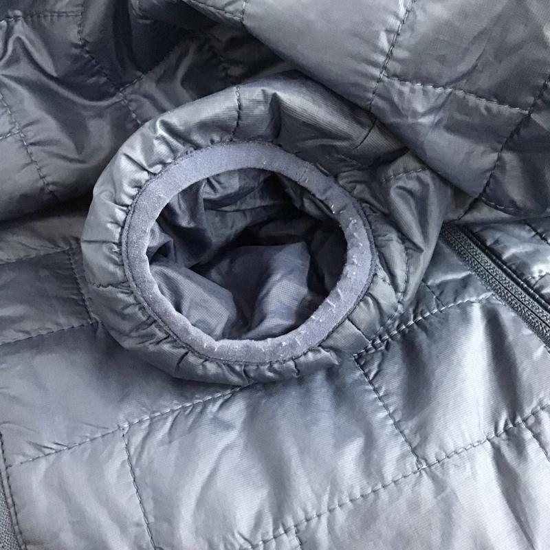 パタゴニア patagonia ジャケット、上着 ジャケット、ブレザー ジップアップジャケット キルティングジャケット アウター M ロゴ、文字 紺 / ネイビー /  メンズ USED 古着 中古 10147375