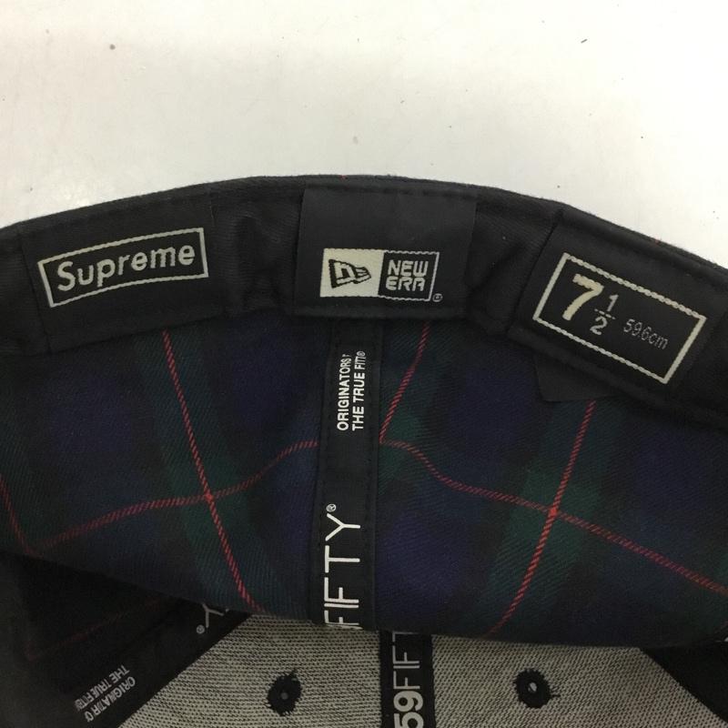 シュプリーム Supreme 帽子 キャップ NEW ERA MCMXCIV チェック 59.6cm 59FIFTY 刺繍 マルチカラー / マルチカラー /  メンズ USED 古着 中古 10136386