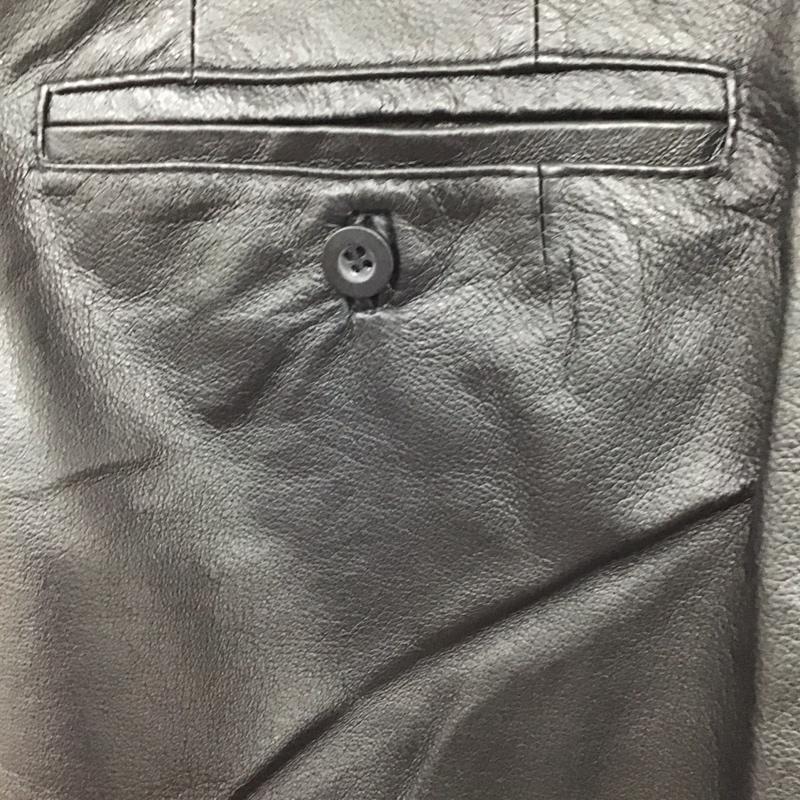 古着 USED パンツ ワークパンツ、ペインターパンツ レザーパンツ カジュアルパンツ ストレートパンツ M 無地 黒 / ブラック /  メンズ USED 古着 中古 10119012