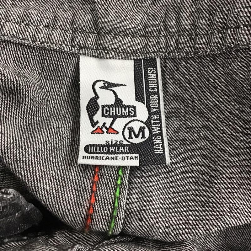 チャムス CHUMS サロペット・オーバーオール サロペット、オーバーオール ch03-1318 ビーバーオールオーバーザオーバーオール M ロゴ、文字 ダークグレー / ダークグレー /  メンズ USED 古着 中古 10146164