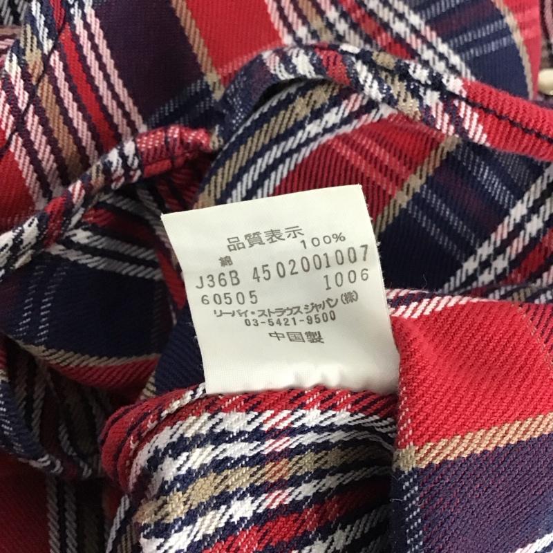 リーバイス Levi s シャツ、ブラウス 長袖 L チェック マルチカラー / マルチカラー /  メンズ USED 古着 中古 10123359