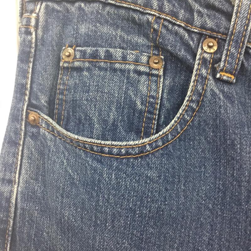 リーバイストラウスアンドコー Levi Strauss & co. パンツ デニム、ジーンズ デニムパンツ ストレートパンツ ワイドパンツ カジュアルパンツ 34インチ 無地 インディゴ / インディゴ /  メンズ USED 古着 中古 10118644