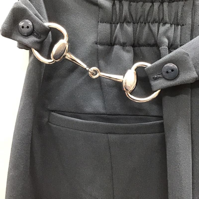 ムルーア MURUA ボトムス ボトムス 012240700601-03 ビットサスペンダーパンツ ワイドパンツ 1 無地 青 / ブルー /  レディース USED 古着 中古 10112438