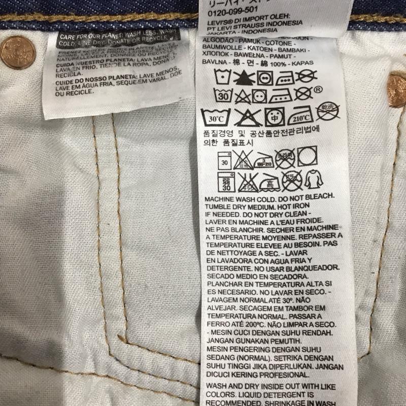 リーバイストラウスアンドコー Levi Strauss & co. パンツ デニム、ジーンズ デニムパンツ ストレートパンツ ワイドパンツ カジュアルパンツ 33インチ 無地 インディゴ / インディゴ /  メンズ USED 古着 中古 10113579