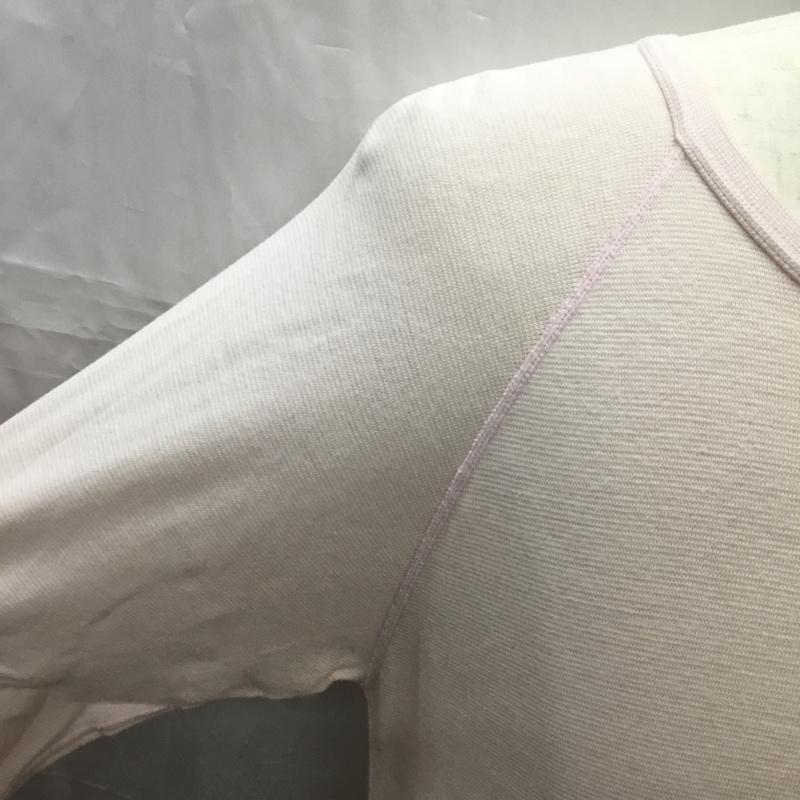 ハリウッドランチマーケット HOLLYWOOD RANCH MARKET カットソー 長袖 長袖カットソー クルーネックカットソー ロングスリーブカットソー ラグラン 3 無地 桃 / ピンク /  メンズ USED 古着 中古 10112293