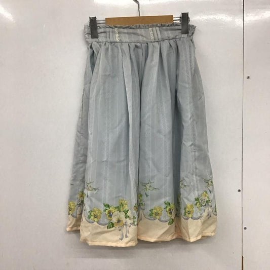 アクシーズファム axes femme スカート ひざ丈スカート M  水色 / ライトブルー /  レディース USED 古着 中古 10131920