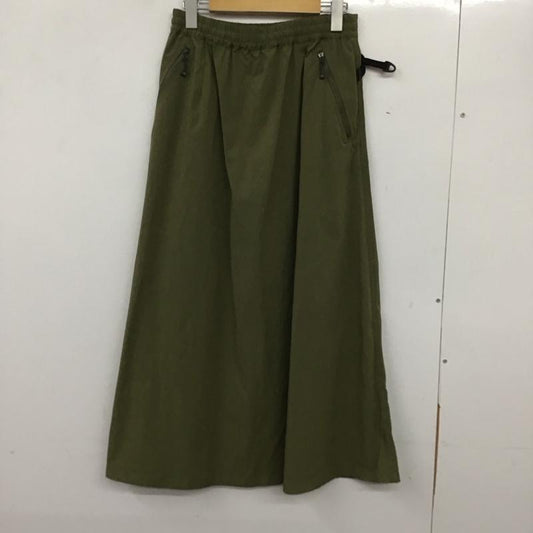 カリマー Karrimor スカート ロングスカート L 無地 カーキ / カーキ /  レディース USED 古着 中古 10137203