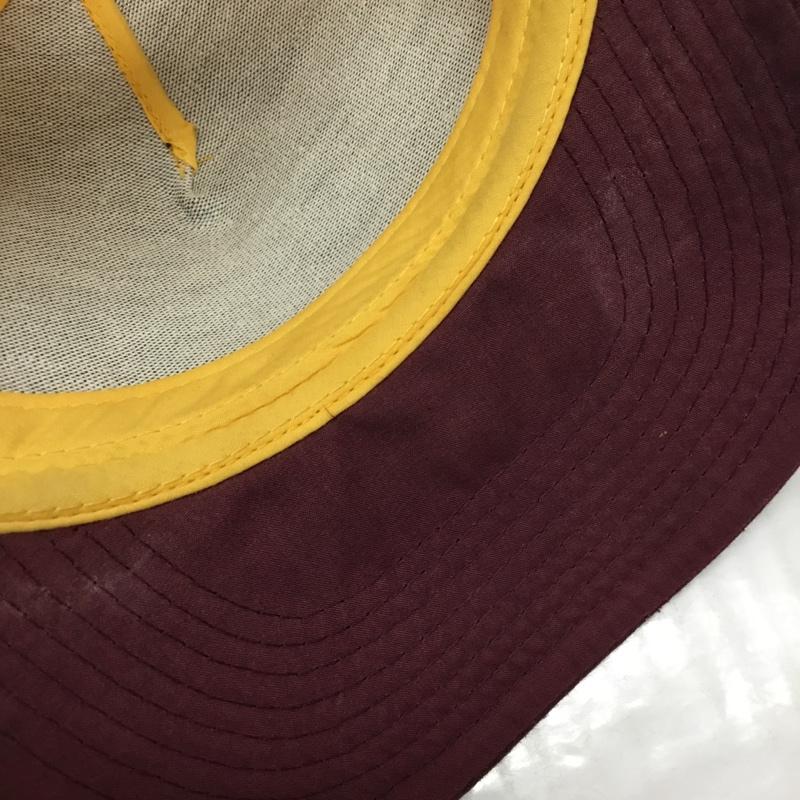 ステューシー STUSSY 帽子 キャップ メッシュキャップ ロゴ、文字 橙 / オレンジ / X ボルドー / ボルドー /  メンズ USED 古着 中古 10108552